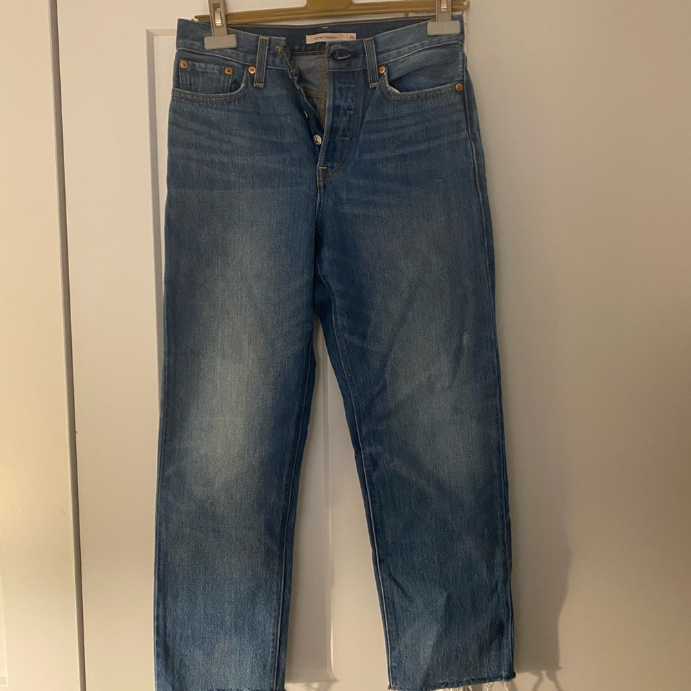 Levi wedgie straight jean